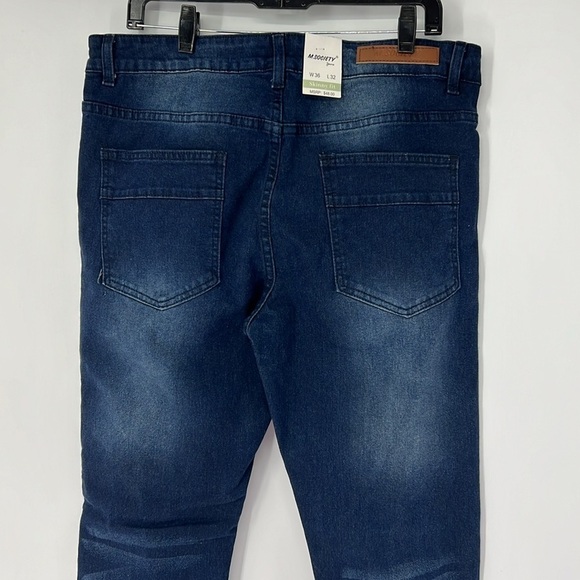 M Society NWT men’s skinny jeans 36X32 - Picture 7 of 8